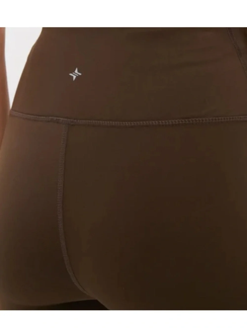 TNUCK SPORT Chocolate Brown High Rise Compression Spandex MacKenzie Legging Sz S